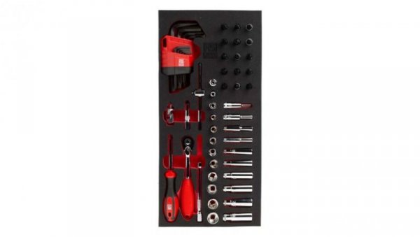 Zestaw nasadek 52 Piece 1/4 cala Kwadratowy Drive RS PRO