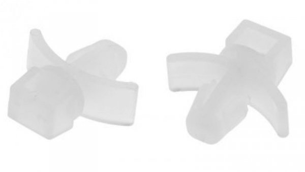Mocowanie opaski kablowej, 15mm x 6,5 mm, kolor: Naturalny, 100-szt., RS PRO