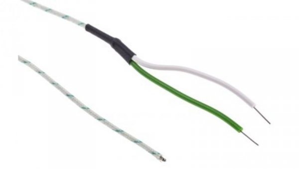Termopara typ K do +350C 2m kabel 2m, Włókno szklane IEC
