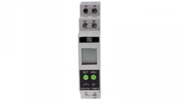 Timer Relay Wielofunkcyjne funkcyjny 01. s → 999h DPNO 2-stykowy DPNO 24 → 240V ac/dc