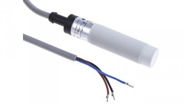 Czujnik pojemnościowy PNP 8 mm cylindryczny M18 x 1 200 mA 10 → 30 V DC IP67