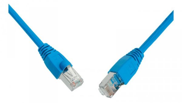Patchcord CAT6 SFTP PVC 2m niebieski snag-proof C6-315BU-2MB