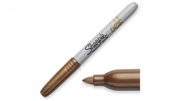 Marker permanentny metaliczny złoty 1,4mm Sharpie Metallic