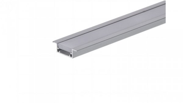 Profil led Glaze Plus 2m anodowany z osłoną mleczną ML