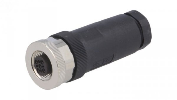 Złącze okrągłe M12 żeńskie proste nieekranowane 5pin 60V PG9 T4110402051-000