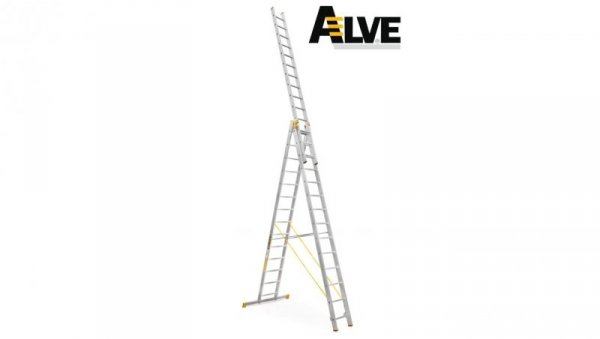 Drabina profesjonalna FORTE ALVE 3x14 szczebli 8614