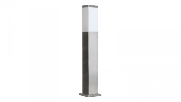 Oprawa oświetleniowa zewnętrzna, stojąca Inox Kwadratowa SS802-650, E27 max 40W, kolor srebrny, 0438621