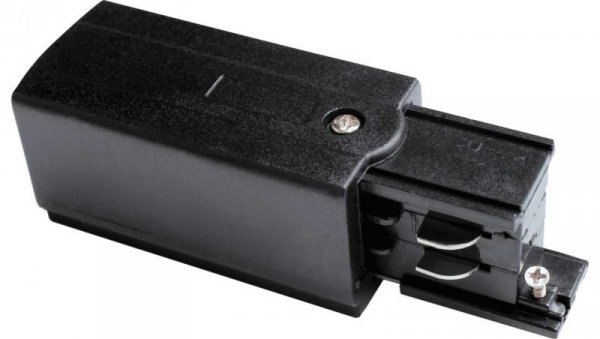 Złącze zasilające szynoprzewodu IP20 3-fazowe czarne TRACK POWER CONNECTOR P-L 4W BLACK GXTR012