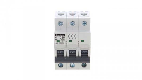 WYŁĄCZNIK NADPRĄDOWY 3P C 25A SCHELINGER A02-G7-3P-C25
