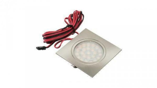 PROS Oprawa meblowa LED wpuszczana 1,8W neutralna biała podszafkowa kwadrat