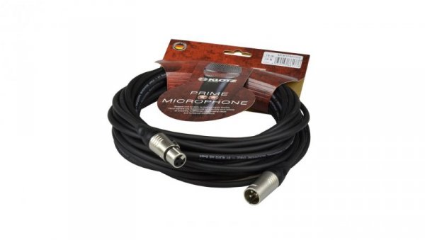 KLOTZ M1 Kabel mikrofonowy przedłużacz XLR (wtyk / gniazdo) 10m