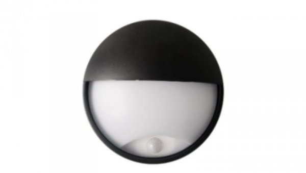 Plafon LED 14W 600lm 4000K/neutralna IP54 IK08 okrągły wodoodporny z cz. ruchu PIR czarny DITA ROUND B 14W NW cover GXPS044