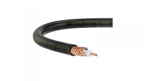 Przewód koncentryczny 50ohm H155 YWLXpek 1,1/3,9/5,4 2.4GHz Elektrokabel /100m/
