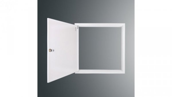 Drzwiczki rewizyjne SP 500x500 RAL9003, kołnierz szer.2,5cm