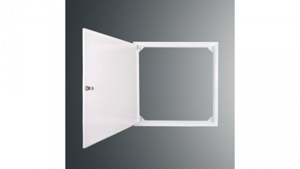 Drzwiczki rewizyjne SP 600x600 RAL9003, kołnierz szer.2,5cm