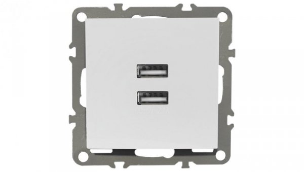 QUADRA GNIAZDKO PODTYNKOWE USB 2.1A DO RAMKI