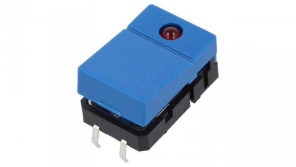 Przełącznik klawiaturowy Poz 2 SPST-NO 0,05A/24VDC niebieski B3J2400