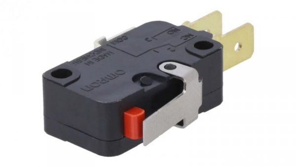 Mikroprzełącznik SNAP ACTION z dźwignią SPDT 16A/250VAC IP40 D3V161M1C5