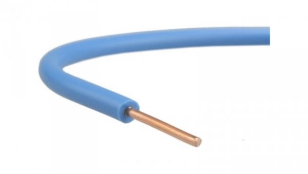 Przewód instalacyjny H07V-U / DY 2,5 750V niebieski drut Elektrokabel /100m/
