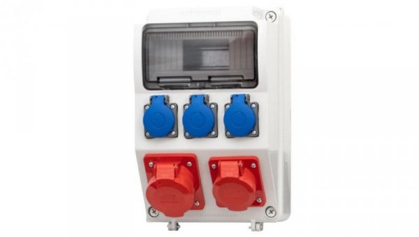 Rozdzielnia CAJA 2x32A 5p, 3x230V /9 modułów/ F3.0131