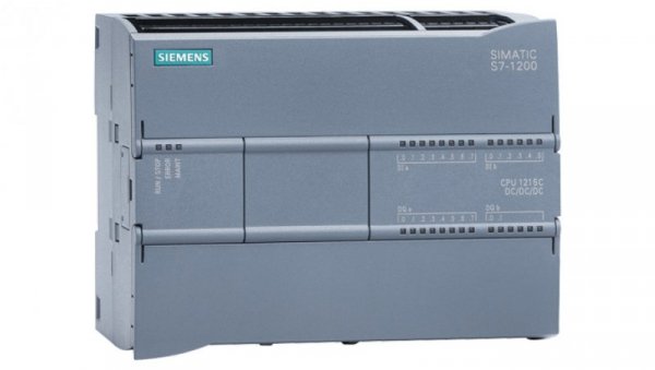 Sterownik PLC 14we/10wy cyfrowych 2we analogowe 0-10V 2wy analogowe 0-20mA PROFINET 24V DC SIMATIC S7-1200 6ES7215-1AG40-0XB0