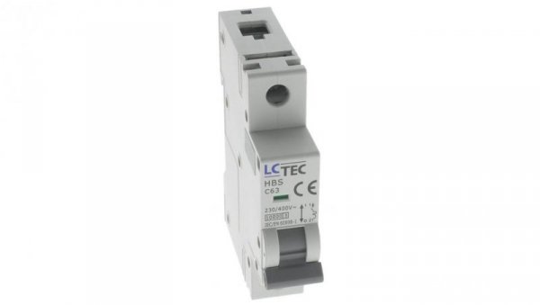 Wyłącznik nadprądowy HBS 1P 1M 1F C 63A 10kA