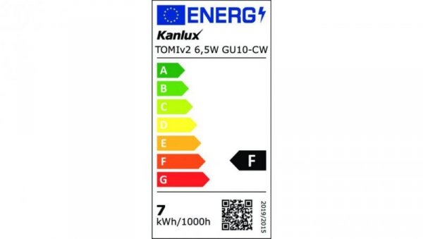 Żarówka LED GU10 TOMIv2 6,5W GU10-CW 650lm 6500K barwa zimna 34969