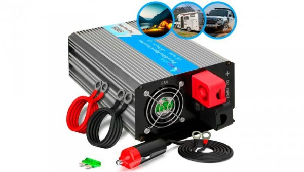 Przetwornica napięcia samochodowa 12V, 500W czysty sinus Extralink OPIP-500W