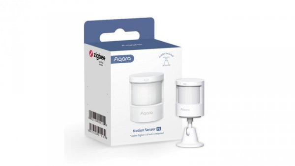 Czujnik ruchu i światła Biały, Zigbee 3.0, MS-S02 Aqara Motion Sensor P1