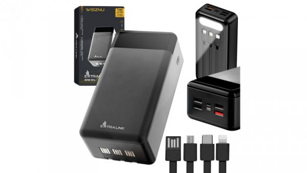 Powerbank Power bank, Fast Charging, USB-C Extralink EPB-124 30000mAh Czarny