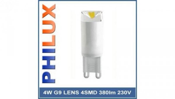 Żarówka LED G9 230V 4W 380LM LENS biały naturalny