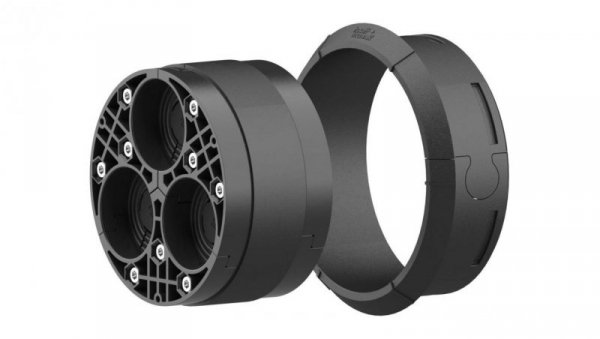 Dzielona pokrywa systemowa HSI150 DG 3x24-54mm do montażu na istniejących kablach
