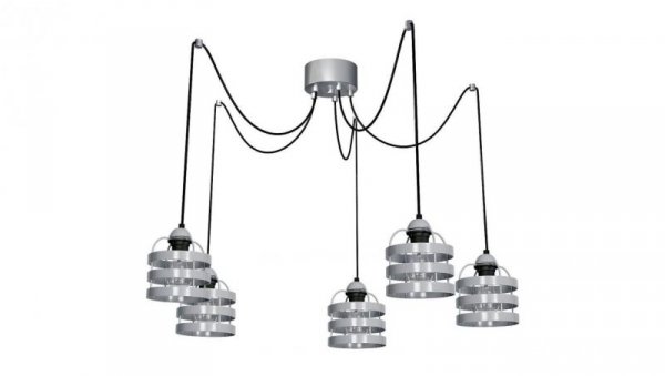 Lampa wisząca LARS GREY 5xE27 MLP788 Milagro