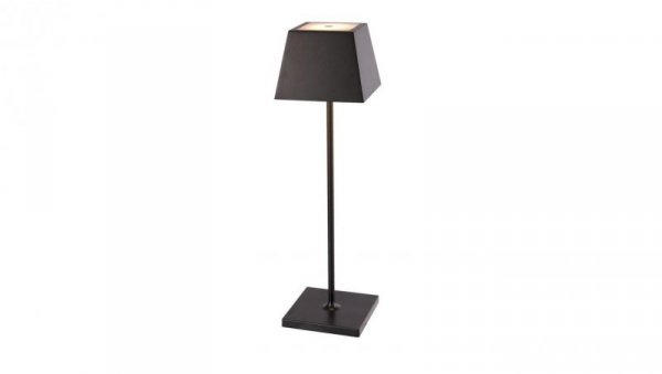 Lampa ogrodowa bezprzewodowa na stół USB MAHE LED BLACK 8398 Nowodvorski
