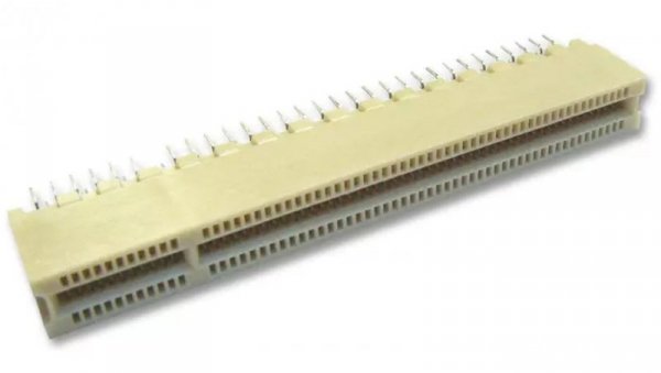 Złącze krawędziowe żeńskie 120-pin 1,27mm złocony THT proste 5145154-4
