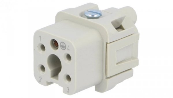 Złącze HDC żeńskie HTS HA 5-4-pin+PE rozmiar 1 10A 250V 1-1103403-1