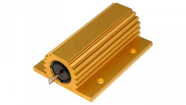 Rezystor drutowy z radiatorem przykręcany 100W 4,7 Ohm 4-1625999-0