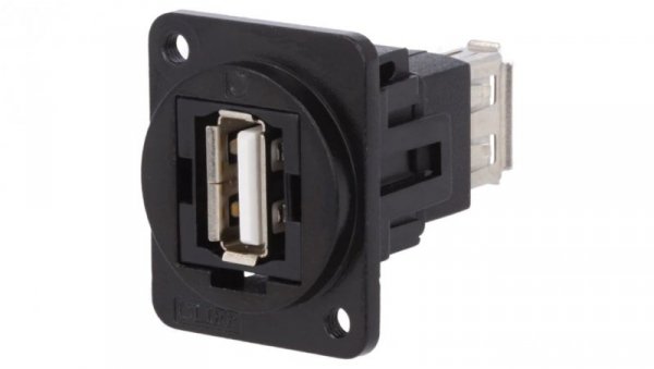 Łącznik USB A - USB A 2.0 FT metal 19x24mm CP30208NM3B