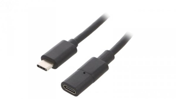 Kabel USB C gniazdo - USB C wtyk 0,3m FCR72000