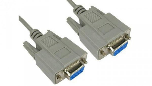 Kabel szeregowy, długość 2m, złącze A: 9-stykowe złącze D-SUB, złącze B: 9-stykowe złącze D-SUB