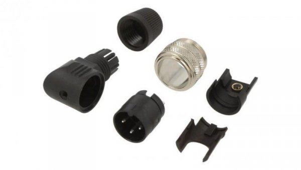 Złącze M16 wtyk męskie lutowanie na przewód PIN 3 7A 150V 09 0135 72 03