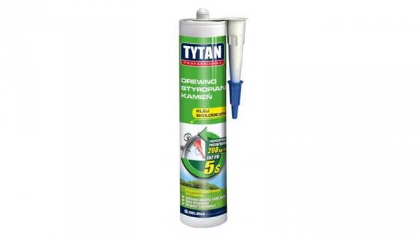KLEJ MONTAŻOWY 290ML TYTAN EKOLOGICZNY WODNY