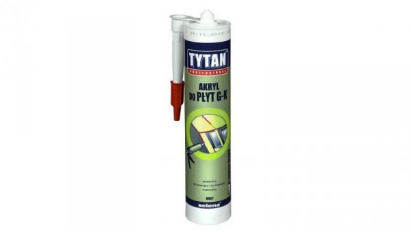 AKRYL TYTAN DO PŁYT GIPSOWO-KARTONOWYCH 280ML BIAŁY