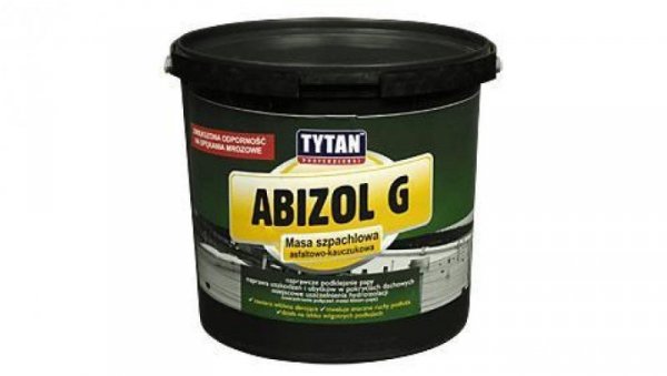 ABIZOL G MASA SZPACHLOWA BITUMICZNA 5KG