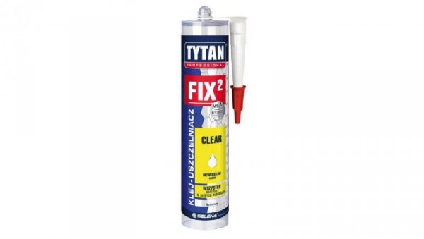 KLEJ MONTAŻOWY FIX2 CLEAR 290ML BEZBARWNY