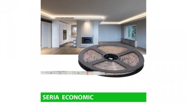 Taśma Economic IP63 12V 60led NW 4000-4500K SMD2835 (5)