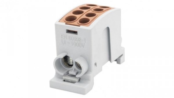 F-ELEKTRO Zacisk HLK 100A-2 (1x25,1x16 / 1x25,1x16) - brązowy F2.0356