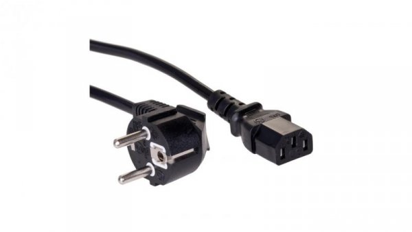 Kabel zasilający Akyga AK-PC-06C CU CEE 7/7 / IEC C13 3 m