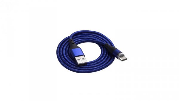 Kabel USB Akyga AK-USB-42 USB type A (m) / USB type C (m) magnetyczny ver. 2.0 1.0m