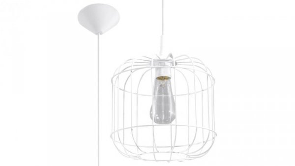 Lampa wisząca CELTA biała